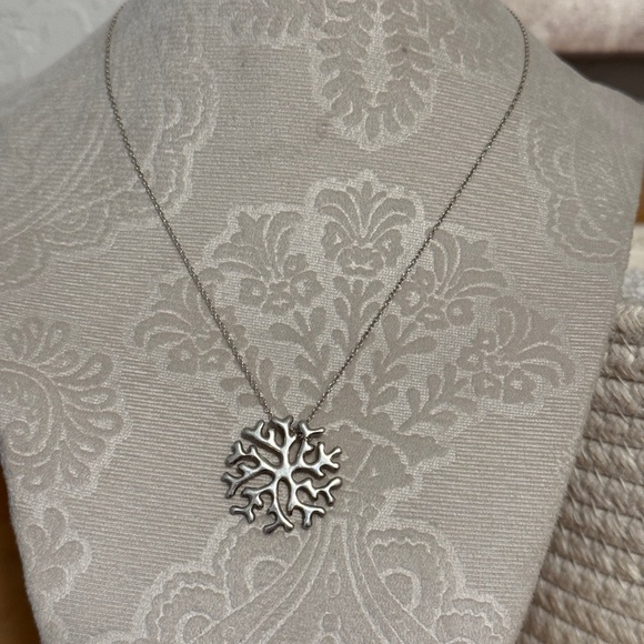J. Jill Jewelry - J. Jill coral silver Pendant Necklace - Women Jewelry